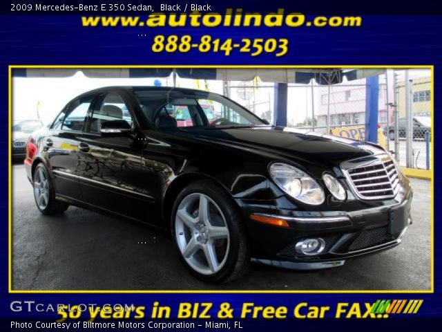 2009 Mercedes-Benz E 350 Sedan in Black