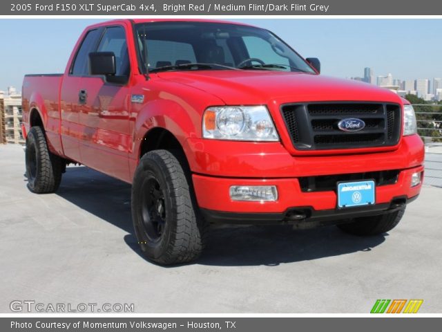 2005 Ford F150 XLT SuperCab 4x4 in Bright Red