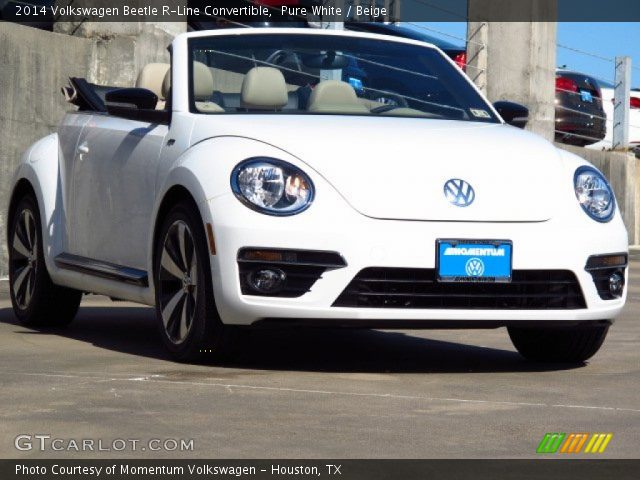 2014 Volkswagen Beetle R-Line Convertible in Pure White