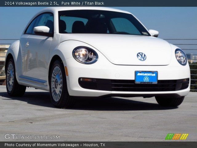 2014 Volkswagen Beetle 2.5L in Pure White