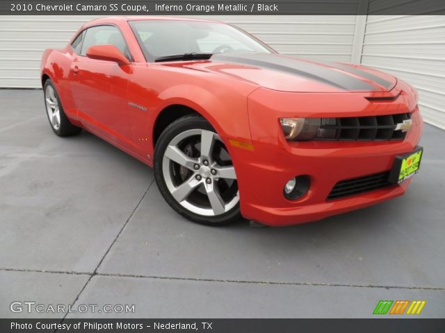 2010 Chevrolet Camaro SS Coupe in Inferno Orange Metallic