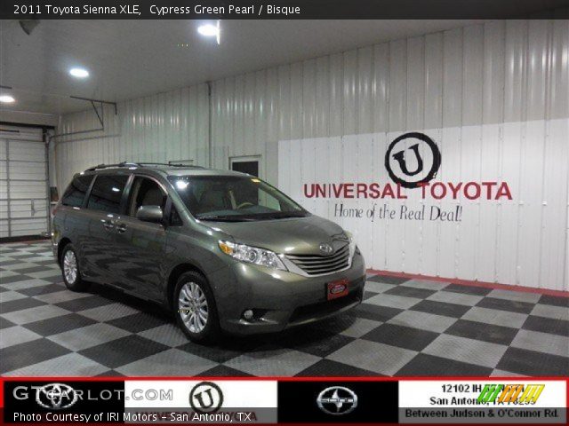 2011 Toyota Sienna XLE in Cypress Green Pearl