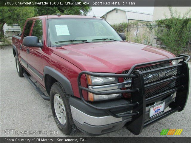 2005 Chevrolet Silverado 1500 LS Crew Cab 4x4 in Sport Red Metallic
