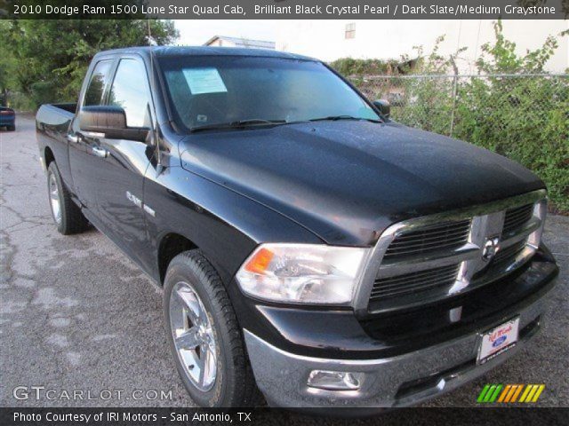 2010 Dodge Ram 1500 Lone Star Quad Cab in Brilliant Black Crystal Pearl