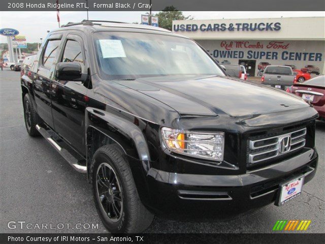 2008 Honda Ridgeline RTL in Formal Black