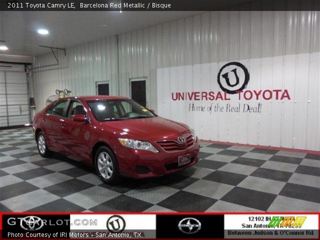 2011 Toyota Camry LE in Barcelona Red Metallic