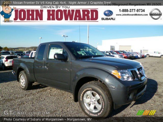 2013 Nissan Frontier SV V6 King Cab 4x4 in Night Armor
