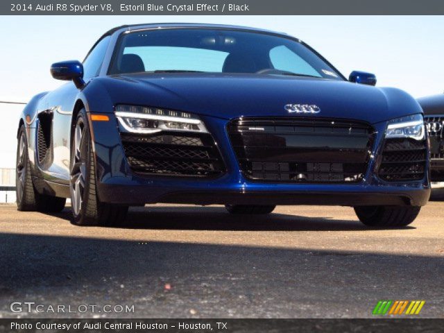 2014 Audi R8 Spyder V8 in Estoril Blue Crystal Effect
