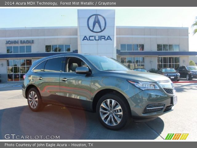 2014 Acura MDX Technology in Forest Mist Metallic