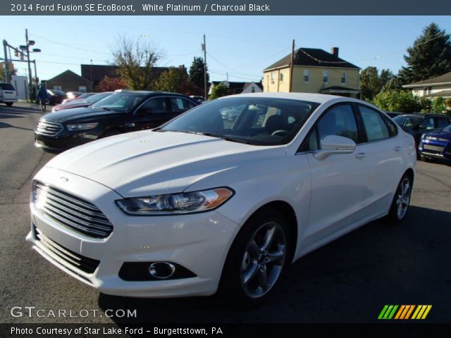 2014 Ford Fusion SE EcoBoost in White Platinum