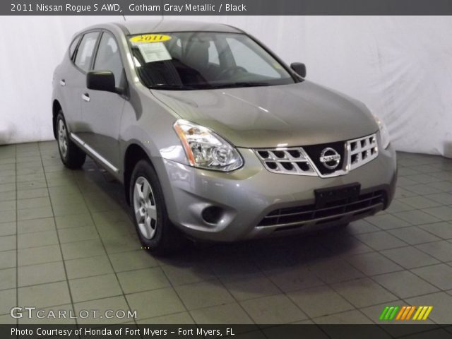 2011 Nissan Rogue S AWD in Gotham Gray Metallic