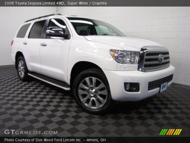 2008 Toyota Sequoia Limited 4WD in Super White