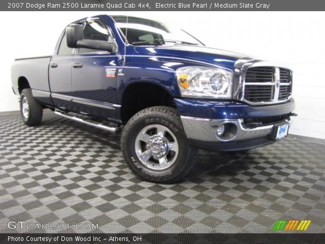 2007 Dodge Ram 2500 Laramie Quad Cab 4x4 in Electric Blue Pearl