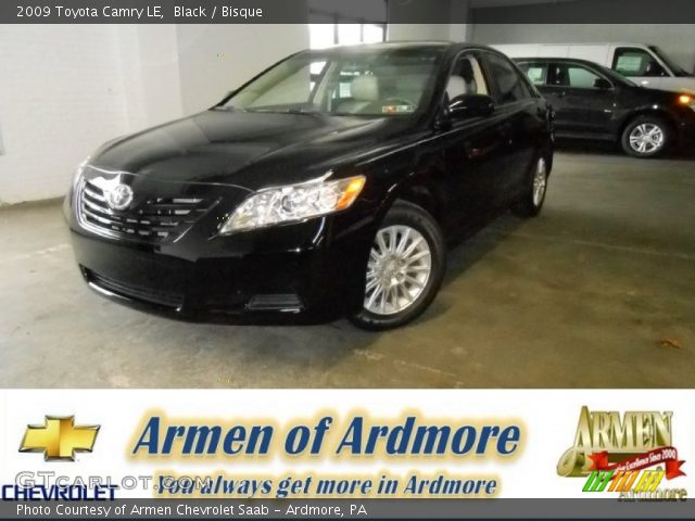 2009 Toyota Camry LE in Black