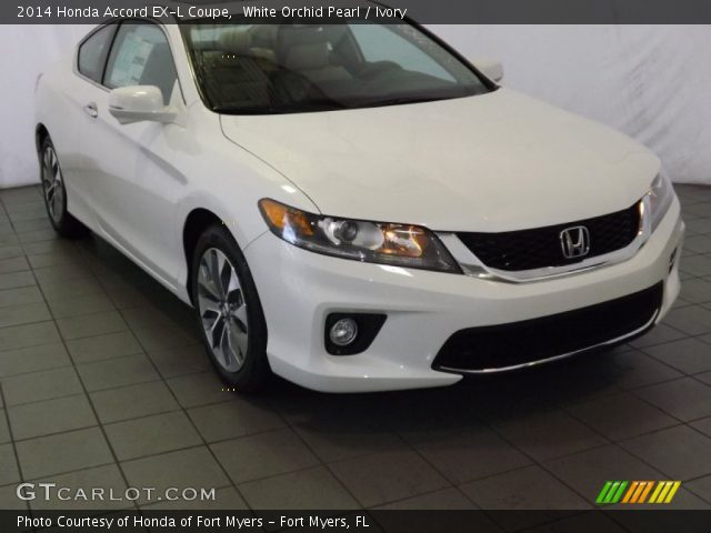 2014 Honda Accord EX-L Coupe in White Orchid Pearl