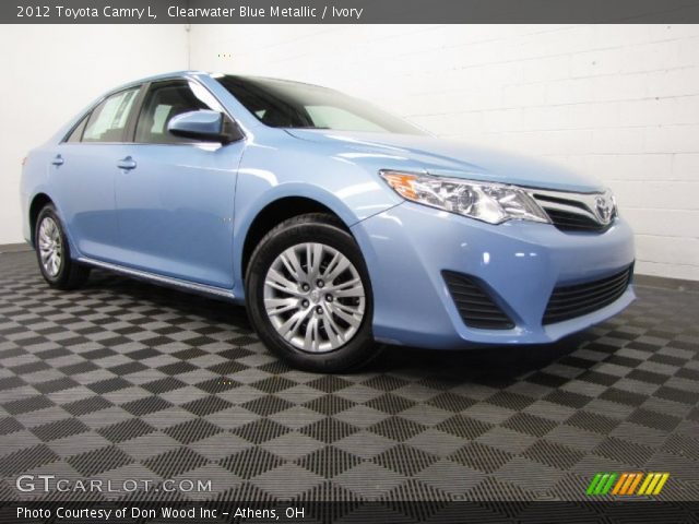 2012 Toyota Camry L in Clearwater Blue Metallic