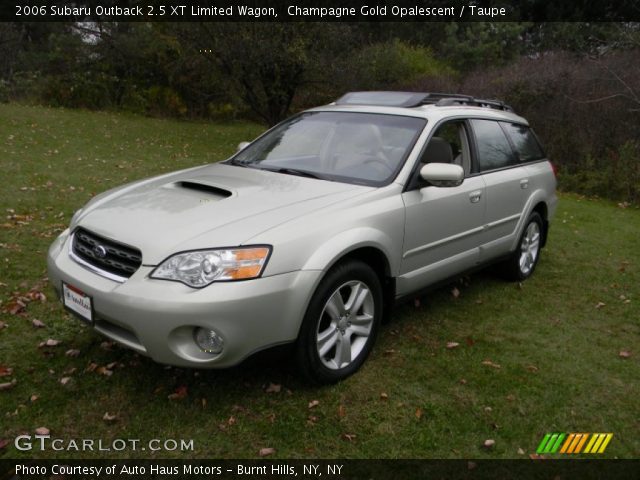 2006 Subaru Outback 2.5 XT Limited Wagon in Champagne Gold Opalescent