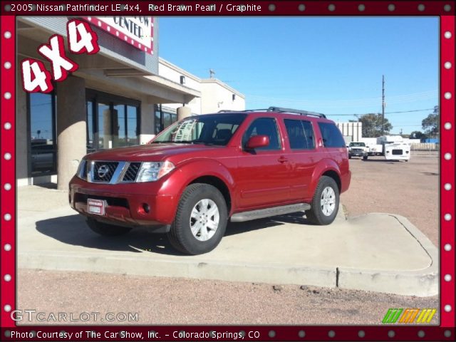 2005 Nissan Pathfinder LE 4x4 in Red Brawn Pearl