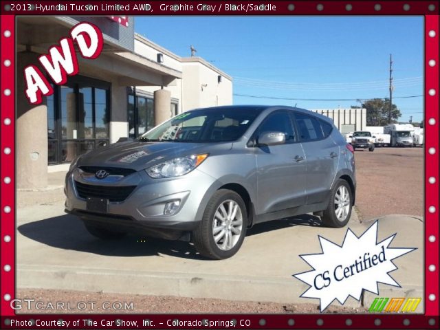 2013 Hyundai Tucson Limited AWD in Graphite Gray