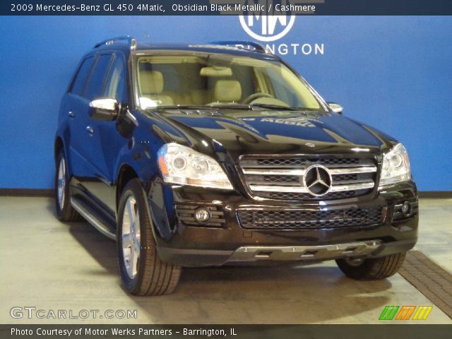 2009 Mercedes-Benz GL 450 4Matic in Obsidian Black Metallic