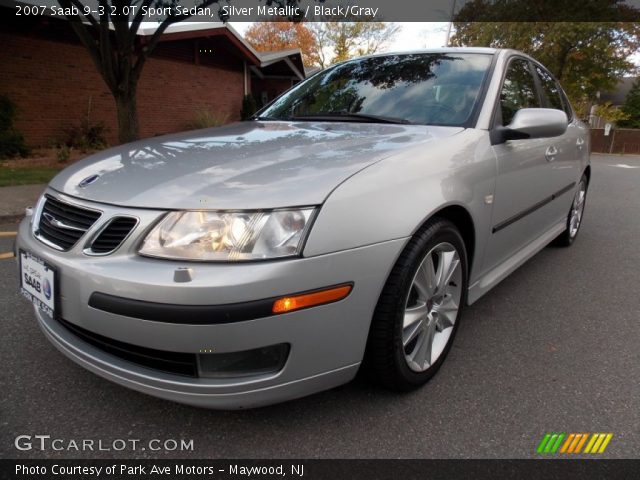 2007 Saab 9-3 2.0T Sport Sedan in Silver Metallic