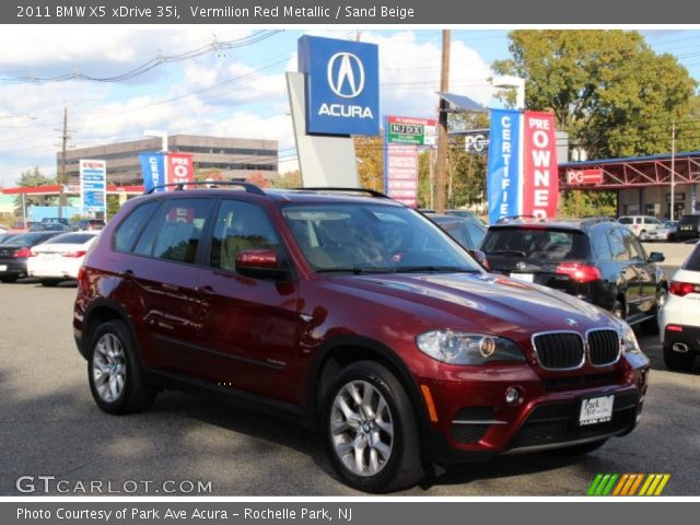 2011 BMW X5 xDrive 35i in Vermilion Red Metallic