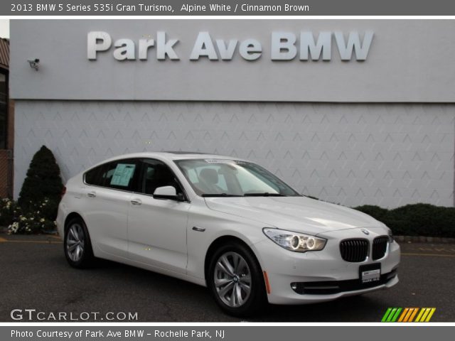 2013 BMW 5 Series 535i Gran Turismo in Alpine White