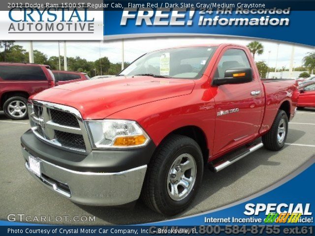 2012 Dodge Ram 1500 ST Regular Cab in Flame Red