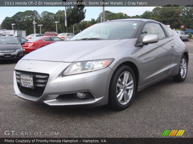 2011 Honda CR-Z EX Navigation Sport Hybrid in Storm Silver Metallic