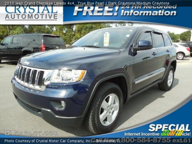 2013 Jeep Grand Cherokee Laredo 4x4 in True Blue Pearl