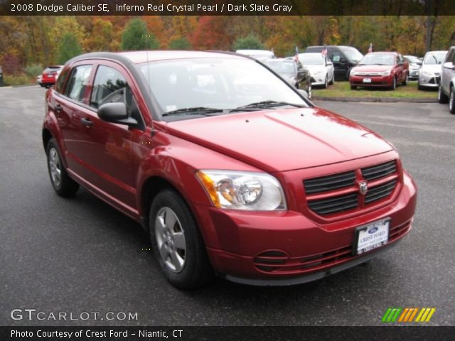 2008 Dodge Caliber SE in Inferno Red Crystal Pearl