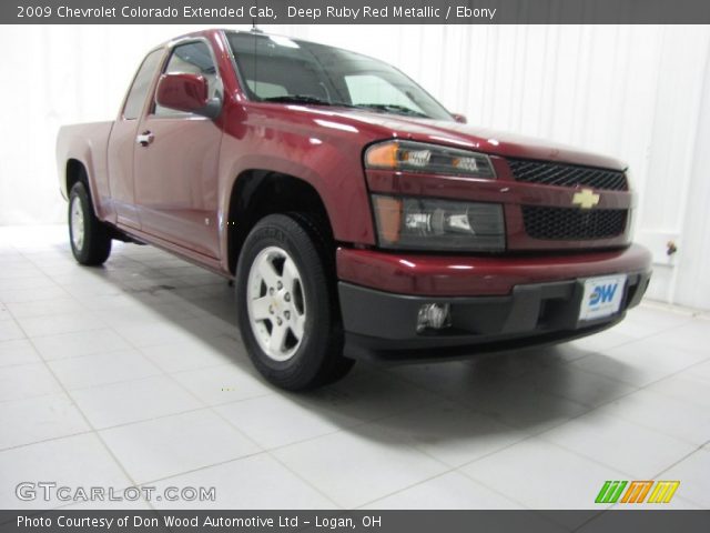 2009 Chevrolet Colorado Extended Cab in Deep Ruby Red Metallic