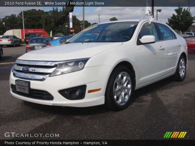 2010 Ford Fusion SE in White Suede