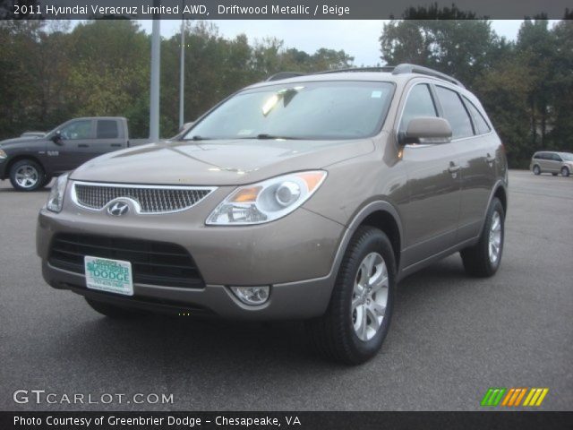 2011 Hyundai Veracruz Limited AWD in Driftwood Metallic