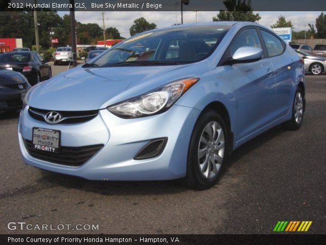 2012 Hyundai Elantra GLS in Blue Sky Metallic
