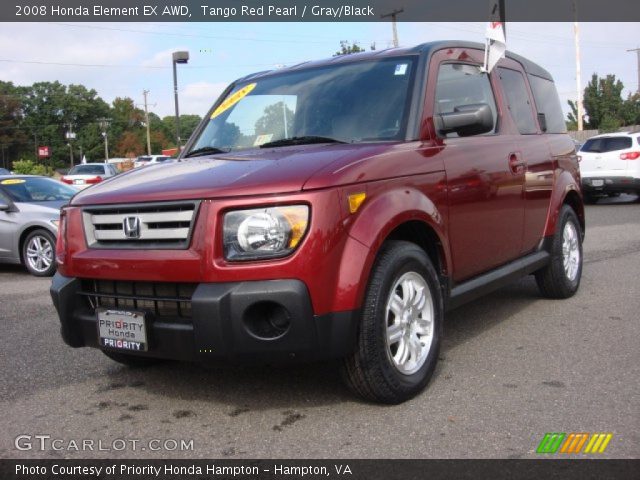 2008 Honda Element EX AWD in Tango Red Pearl