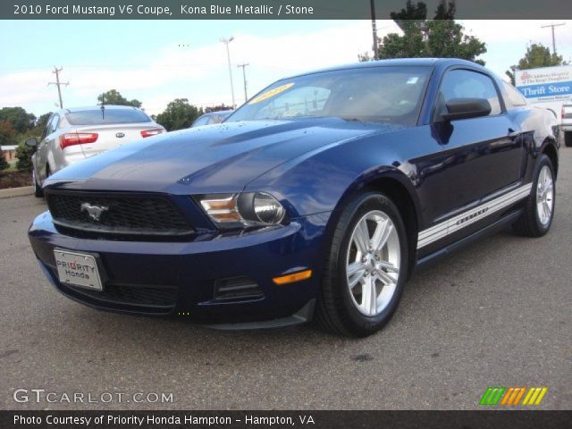 2010 Ford Mustang V6 Coupe in Kona Blue Metallic