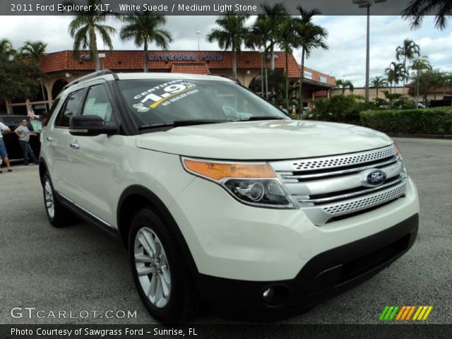 2011 Ford Explorer XLT in White Suede
