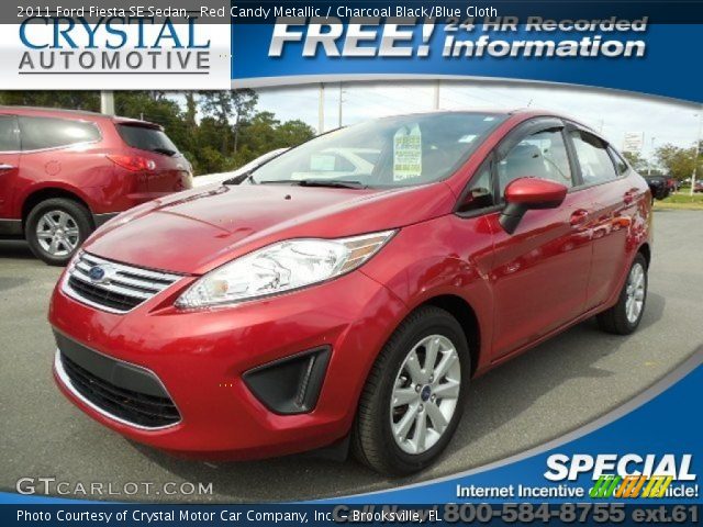 2011 Ford Fiesta SE Sedan in Red Candy Metallic