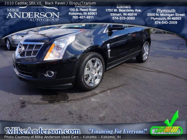 2010 Cadillac SRX V6 in Black Raven