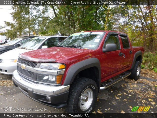 2006 Chevrolet Colorado Z71 Crew Cab 4x4 in Cherry Red Metallic