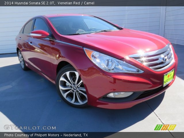2014 Hyundai Sonata SE 2.0T in Venetian Red