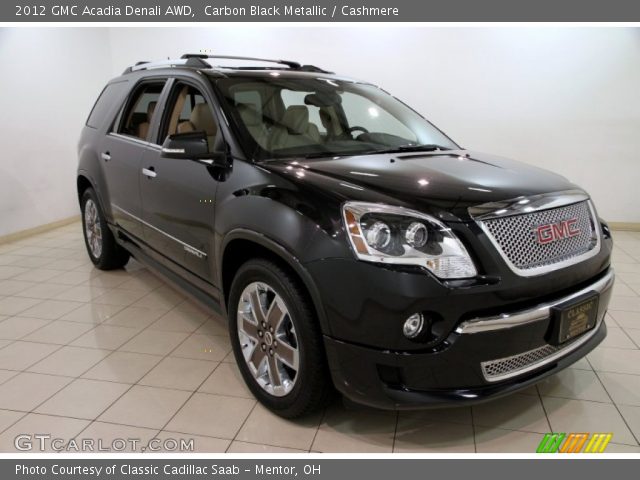 2012 GMC Acadia Denali AWD in Carbon Black Metallic