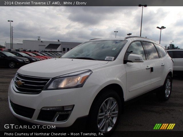 2014 Chevrolet Traverse LT AWD in White