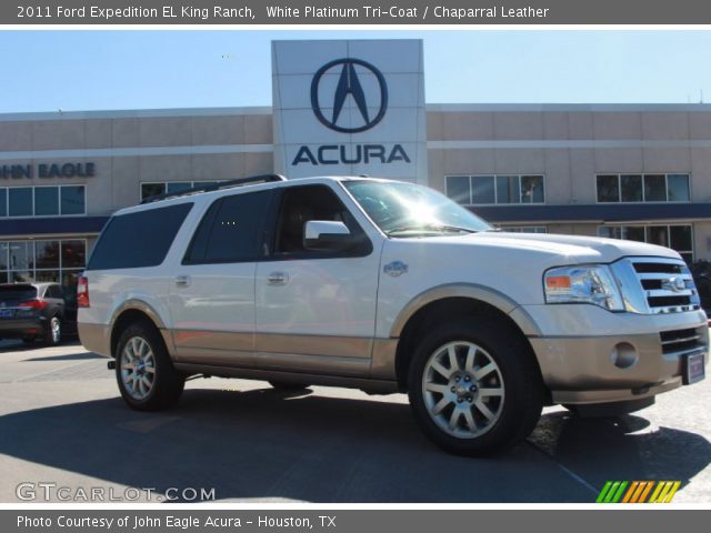 2011 Ford Expedition EL King Ranch in White Platinum Tri-Coat