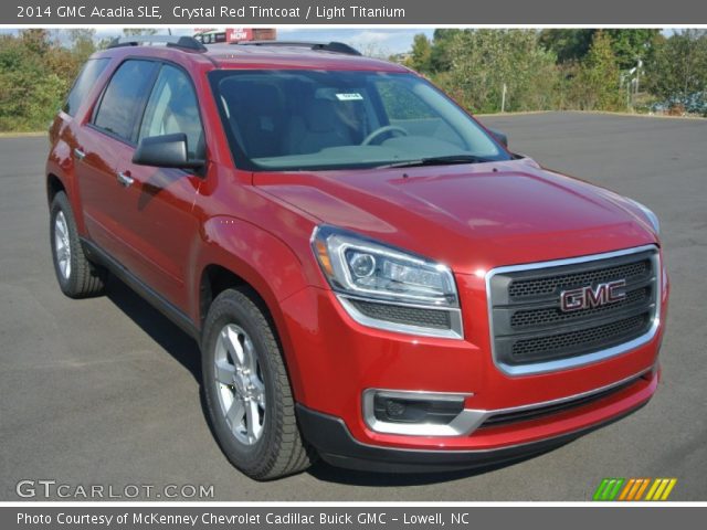 2014 GMC Acadia SLE in Crystal Red Tintcoat
