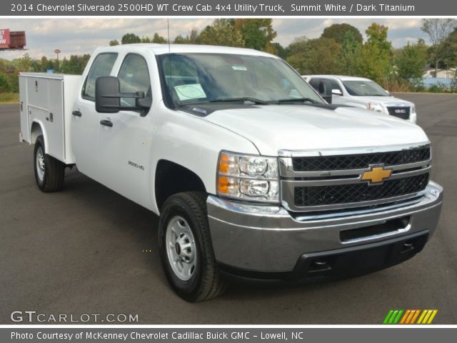 2014 Chevrolet Silverado 2500HD WT Crew Cab 4x4 Utility Truck in Summit White