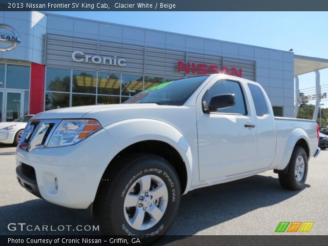 2013 Nissan Frontier SV King Cab in Glacier White