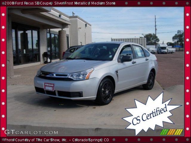 2008 Ford Focus SE Coupe in Silver Frost Metallic