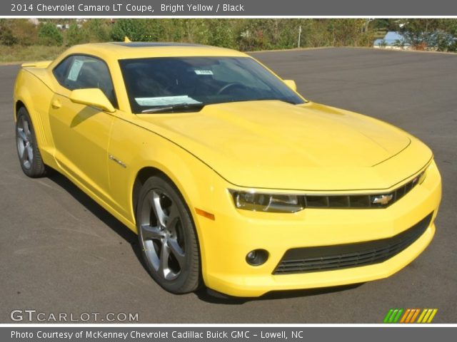 2014 Chevrolet Camaro LT Coupe in Bright Yellow